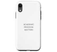 Democracia Libertad Académica Universidad College Ivy League Carcasa para iPhone XR