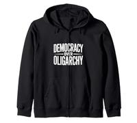 Democracia por Encima de la oligarquía Sudadera con Capucha
