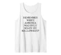 Democracy Remember When America Was Only Scary on Halloween Camiseta sin Mangas