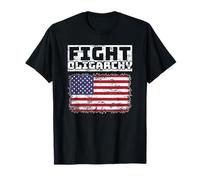 Democrático Liberal Resistir Político Lucha Oligarquía Bandera Camiseta
