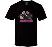 Demolition Axe and Smash Retro Wrestling T Shirt Black(Large)