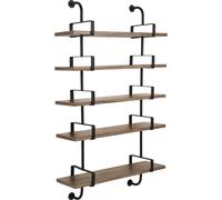 GUBI Estantería de pared Demon 5 niveles Walnut. 95 cm