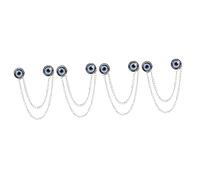 Demon Eye Clothing Pin Boutonniere Clothes Pins Fashion Accessories for Women Tassel Brooch Clip Scarf Buckles Shawl Holder Clasp Collar Clips Alloy
