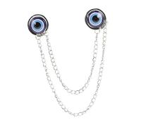 Demon Eye Clothing Pin Boutonniere Clothes Pins Fashion Accessories for Women Tassel Brooch Clip Scarf Buckles Shawl Holder Clasp Collar Clips Alloy