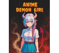 Demon Girl Anime Coloring Book: Stress Relief Coloring for Manga & Anime Fans - Beautiful Demon Girls for Adults and Teens