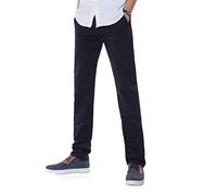 Demon&Hunter 900X Straight-Fit Serie Hombre Chinos Pantalones Recto DH9002(32)