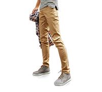 Demon&Hunter 910X Skinny Serie Hombre Pantalones Estrechos Casual Chino DH9103(28)