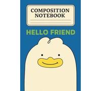 Demon Hunters K-pop inspired | Hello Friend Notebook - 6x9” Lined Composition Journal