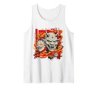 Demon Mask Fire Duo Oni Print Edition Limited Camiseta sin Mangas