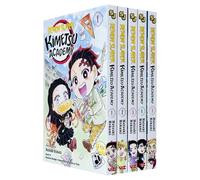 Demon Slayer Kimetsu Academy Volume (1-5) Books Collection Set By Natsuki Hokami & Koyoharu Gotouge: