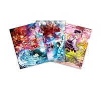 Demon slayer: kimetsu no yaiba set de 3 fundas transparentes 01