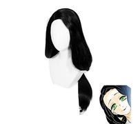 Demon Slayer Kimetsu No Yaiba Shinobu Hashibira Kotoba Long Straight Wig Cosplay Costume Women Synthetic Hair Wig TCY-637