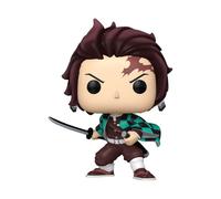 Funko Pop! Jumbo: Demon Slayer - Tanjiro - Guardianes de la Noche - Figura de Vinilo Coleccionable - Idea de Regalo - Mercancia Oficial - Juguetes para Niños y Adultos - Anime Fans