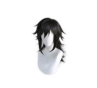 Demon Slayer Kimetsu no Yaiba Tomioka Giyuu Black Ponytail Wig Cosplay Costume Heat Resistant Synthetic Hair Halloween Wigs