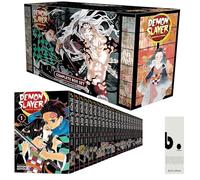 Demon Slayer Manga Box Set Kimetsu no Yaiba (Volumes 1-23) - English Premium Manga Edition with Booklet & Poster - Koyoharu Gotouge, VIZ Media & Juliet Music Bookmark (Demon Slayer: Kimetsu no Yaiba)