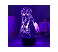 Demon Slayer Muichiro Tokito lamp Anime 3D led Lamp Night Light Illusion Light for Kid Bedroom Decor Lighting Child Christmas Gift Bedside Colorful Bi