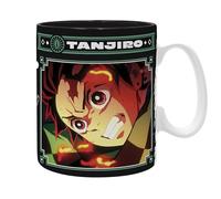 ABYSTYLE DEMON SLAYER Taza Tanjiro negro y verde S2