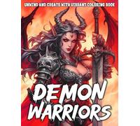 Demon Warriors Coloring Book: Powerful Monsters, Cursed Knights, and Infernal Legends Coloring Pages for Fans of Gothic and Dark Fantasy Worlds
