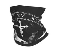 Demonio Calaveras Magia Satán Místico Infierno Gótico Negro Mujer Hombre Tubular Pañuelo Térmica Braga De Cuello Elástica Bandana para Yoga Aire Libre Moto Invierno