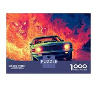 Demonio Fuego Puzzle Intelectual Desafío 1000 Piezas Viaje al Purgatorio Juego De Rompecabezas Juego Familiar para Adultos Y Niños A Partir De 12 Años 52x38cm/1000pcs