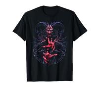 Demonio Horror Evil Diablo Mitología Gótico Oculto Halloween Camiseta