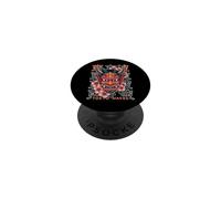 Demonio Japonés Tatuaje Cara Yokai Diablo Hannya Japón Oni Máscara PopSockets PopGrip Adhesivo