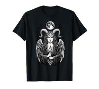 Demonio Lillith Pentagrama Luna Demonología Camiseta