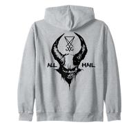 Demonio Satán Sello de Lucifer Wicca Diablo Brujería 666 Sudadera con Capucha