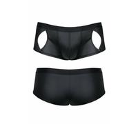 Demoniq Shorty Ouvert Noir Wetlook - Regnes 5902767399685