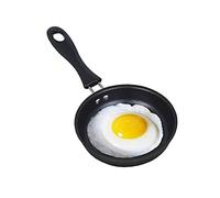 Demoyaya Mini sartén antiadherente para un huevo, sartén de huevos de 4.7 pulgadas con mango resistente al calor, sartén portátil para tortilla de cocina de camping para estufa de gas, cocina de