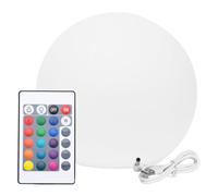 Demsyeq 25cm Luz Solar Exterior Para Jardín - Bola De Luz LED Con Control Remoto - Brillante Decoración Para Caminos De Jardín