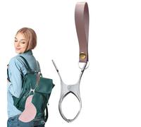 Demsyeq Funda para zapatos | Clip de piel sintética para zapatos, mochila, botella de lactancia, gancho para cochecito, zapatos de bebé al aire libre, sombrero y ropa