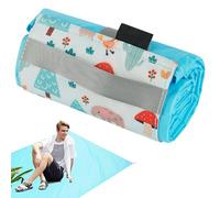 Demsyeq Manta de Picnic Plegable, Manta de Playa Plegable | Alfombra de césped a Prueba de, portátil para Vacaciones, al Aire Libre, Festival, Parque, Senderismo, Piscina, Viajes, Camping, Lago