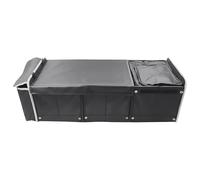 Demsyeq Organizador de maletero grande para coche, organización de coche para accesorios de coche, parte inferior antideslizante, cubierta suave, resistente al agua, tela Oxford 600D, organizador