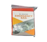 Demsyeq Saco de dormir de supervivencia, saco térmico, aislamiento térmico, impermeable, equipo de rescate portátil para viajes, senderismo, coche, mochila al aire libre