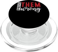 Demuéstrales que están equivocados Mensaje de empoderamiento motivacional PopSockets PopGrip para MagSafe