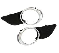 DEMULAX 1 par de molduras cromadas de rejilla de cubierta de luz antiniebla del parachoques delantero, para Toyota, para Sienna Base/XLE/LE 20111-2017 52127-08030 52128-08030-N26R Rejilla