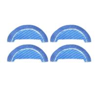DEMULAX 10/4 Uds trapo de paño de fregona, for Cecotec, for Conga Flash Connected Titanium reemplazo uso seco y húmedo paños de fregona almohadilla limpieza de suelo Alfombrilla para fregar robot aspi