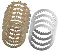 DEMULAX 11 unids/set Kit de Disco Placas Acero Embrague fricción con Base Papel para Motor Motocicleta, para T, para MAX 500 disco de fricción de embrague de moto