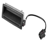 DEMULAX 1J0827566L 1J0827566D Manija del portón trasero Interruptor Botón de cierre presión, for VW, for Bora, 1J6 1999-2005 Unidad de botón pulsador para tapa de maletero