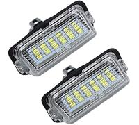 DEMULAX 2 Luces de matrícula for Toyota Corolla, Camry 5D, Yaris, Prius, Vitz, Avensis Verso Luz de matrícula de Coche