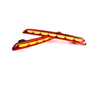 DEMULAX 2 luces de parachoques trasero, for Civic, 11.ª generación 2022, luz trasera freno, indicadora señal giro, advertencia antiniebla, esquina Unidad de luz de freno trasera del vehículo