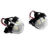 DEMULAX 2 luces LED for matrícula Canbus blancas for Grand Vitara Alto Wagon R+ 2015+ Vitara LY 2004+ Jimny, Swift, RS Luz de matrícula