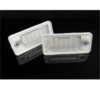 DEMULAX 2 luces LED for matrícula, color blanco Canbus, for A3 S3 RS3 A4 S4 RS4 A5 A6 S6 RS6 A8 S8 Q7 Luz de matrícula