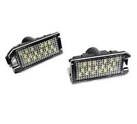 DEMULAX 2 luces LED for matrícula, color blanco, Canbus, for Compass MK49 2014+ Grand Cherokee WK2 Patriot 2017+ Levante Luz de matrícula