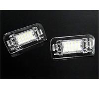 DEMULAX 2 luces LED for matrícula de coche, color blanco, Canbus, for MB W246 W242 Clase B 2011-2019 Luz de matrícula