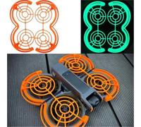 DEMULAX 2 Protectores de hélice, Marco anticolisión for Parachoques de hélice, for dji, 2 Accesorios (Naranja) Protector de hélice para Drones(Orange)