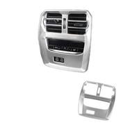 DEMULAX 2020, for, Serie 3, decoración de salida aire acondicionado trasera G28 G20, almohadilla interior Moldura para ventilación de automóviles(Silver)