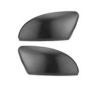 DEMULAX 2PCS Mirror Cover Caps, for VW, for Passat, B7, for Jetta, MK6, for Scirocco, MK3 CC, Side Wing Carbon Effect tapa de cubierta de espejo retrovisor de puerta