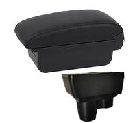 DEMULAX Accesorios de coche, for Dacia, for Duster 2019-2022 Caja de reposabrazos de coche Caja de almacenamiento de consola central con USB Apoyabrazos para coche(BLACK A Black Line No Usb)